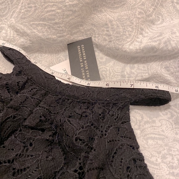 BANANA REPUBLIC Lace Midi Dress Black Size 4 - Picture 12 of 16